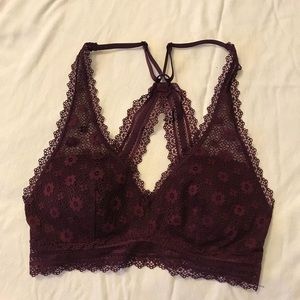 VICTORIA SECRET maroon bralette